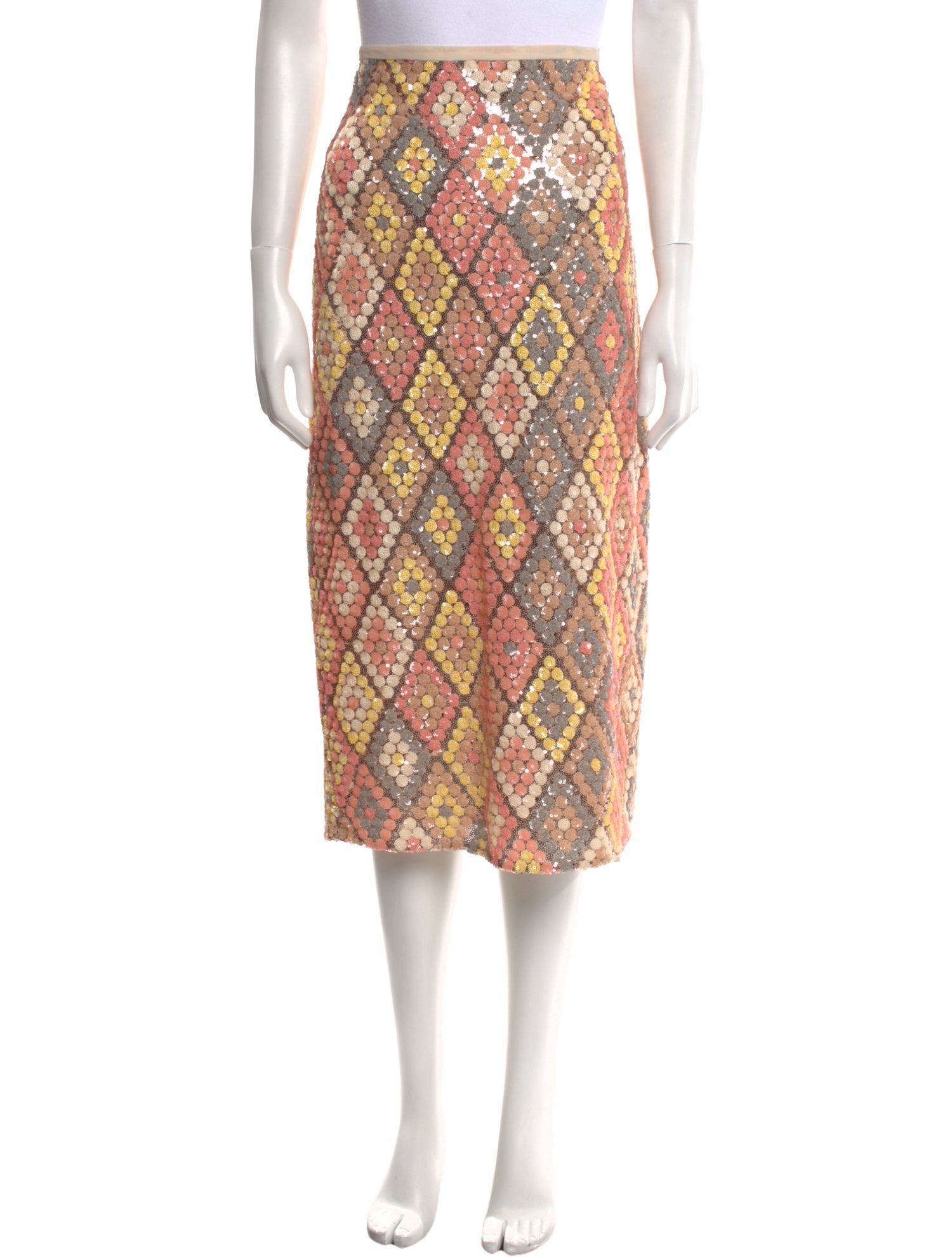 Le Superbe Sequin Midi Length Skirt w/ Tags