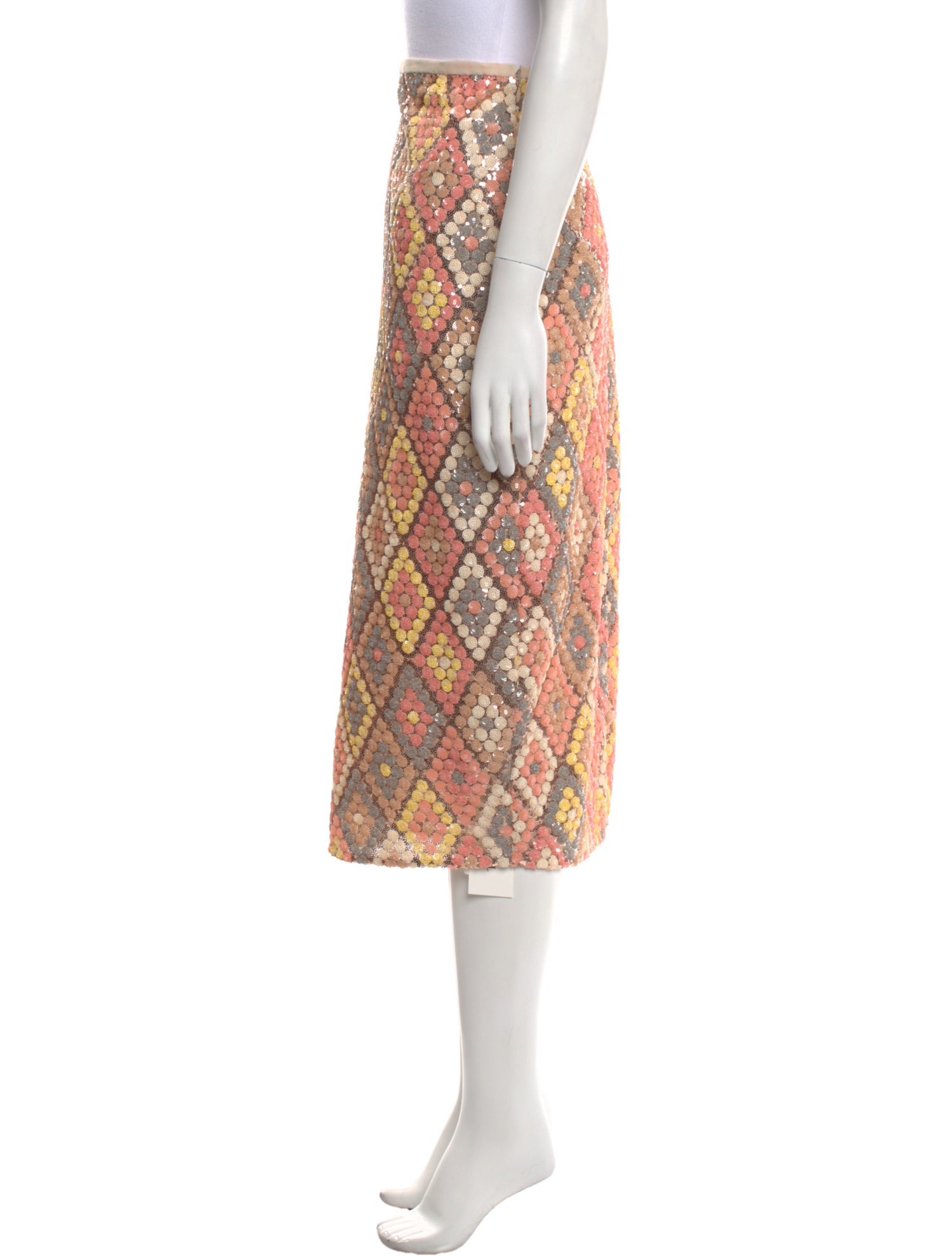 Le Superbe Sequin Midi Length Skirt w/ Tags