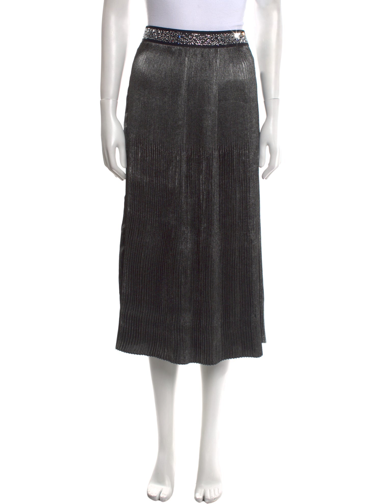 Le Superbe Glitter Accents Midi Length Skirt w/ Tags