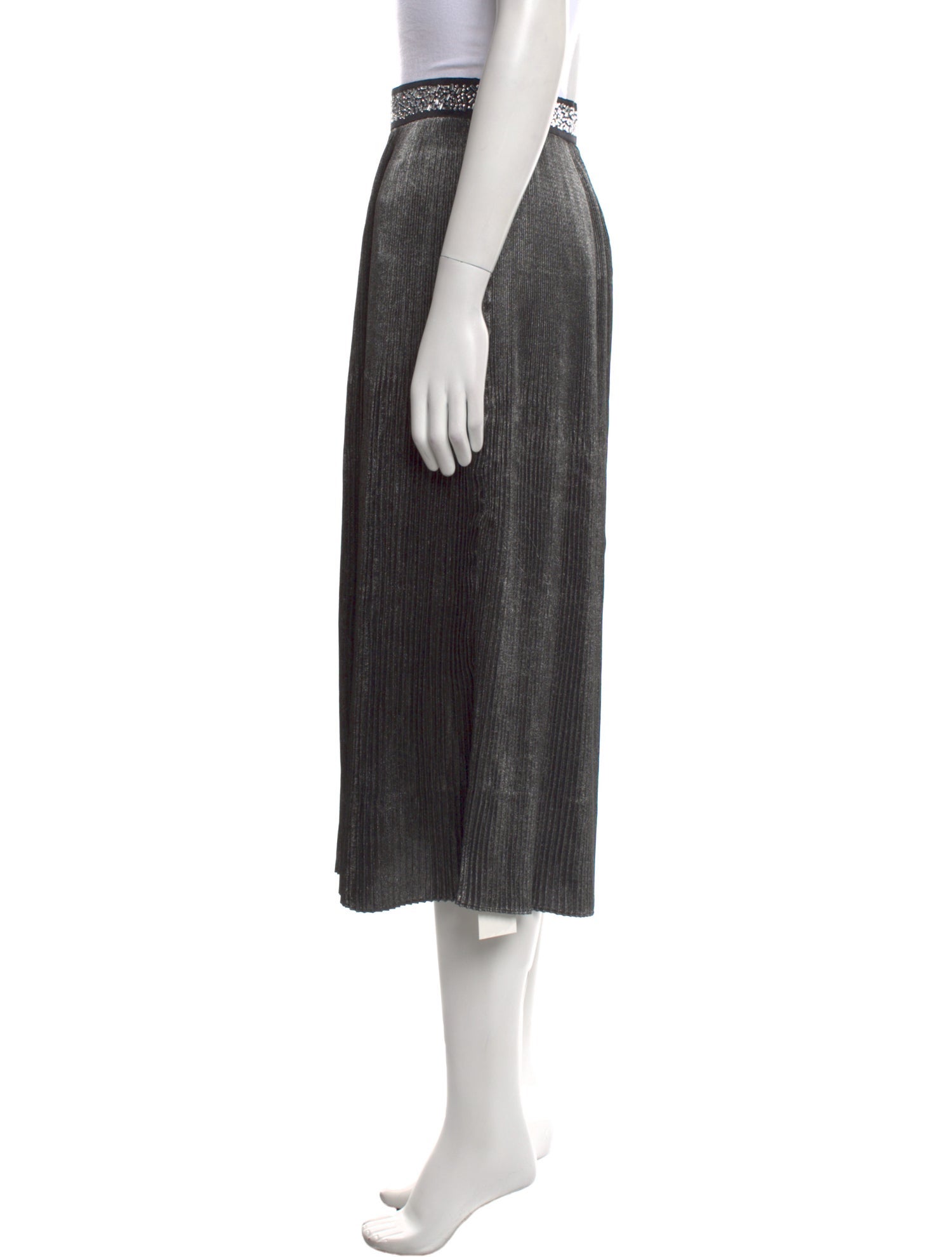 Le Superbe Glitter Accents Midi Length Skirt w/ Tags