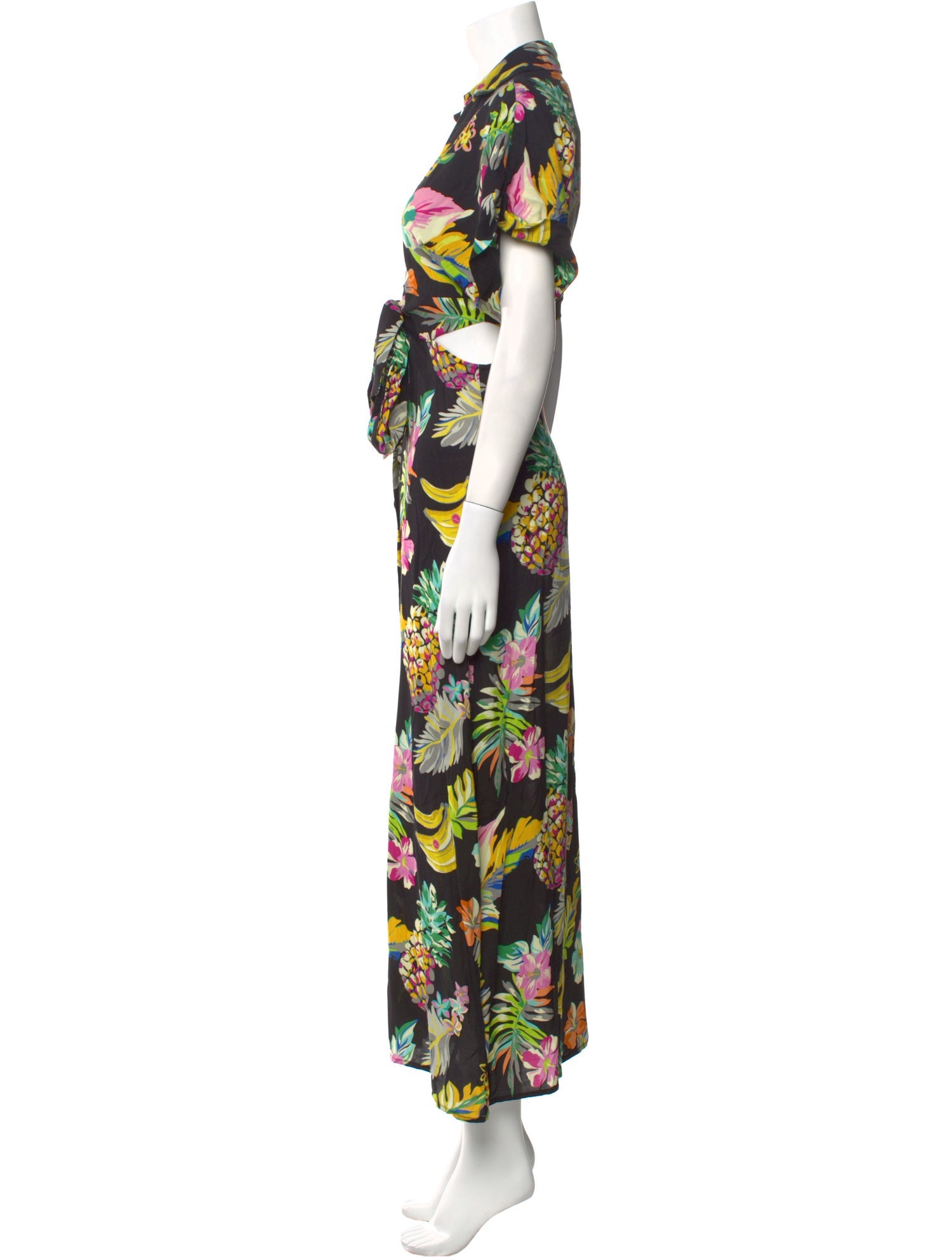 Le Superbe Floral Print Long Dress w/ Tags