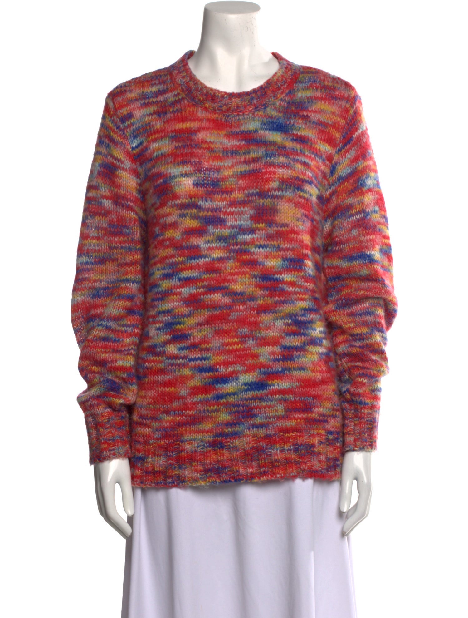 Le Superbe Printed Scoop Neck Sweater