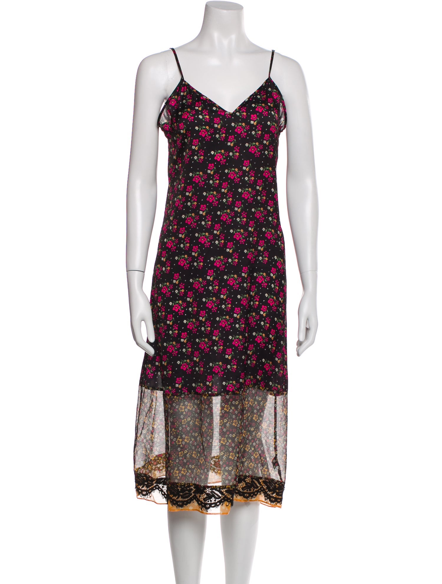 Le Superbe Floral Print Midi Length Dress