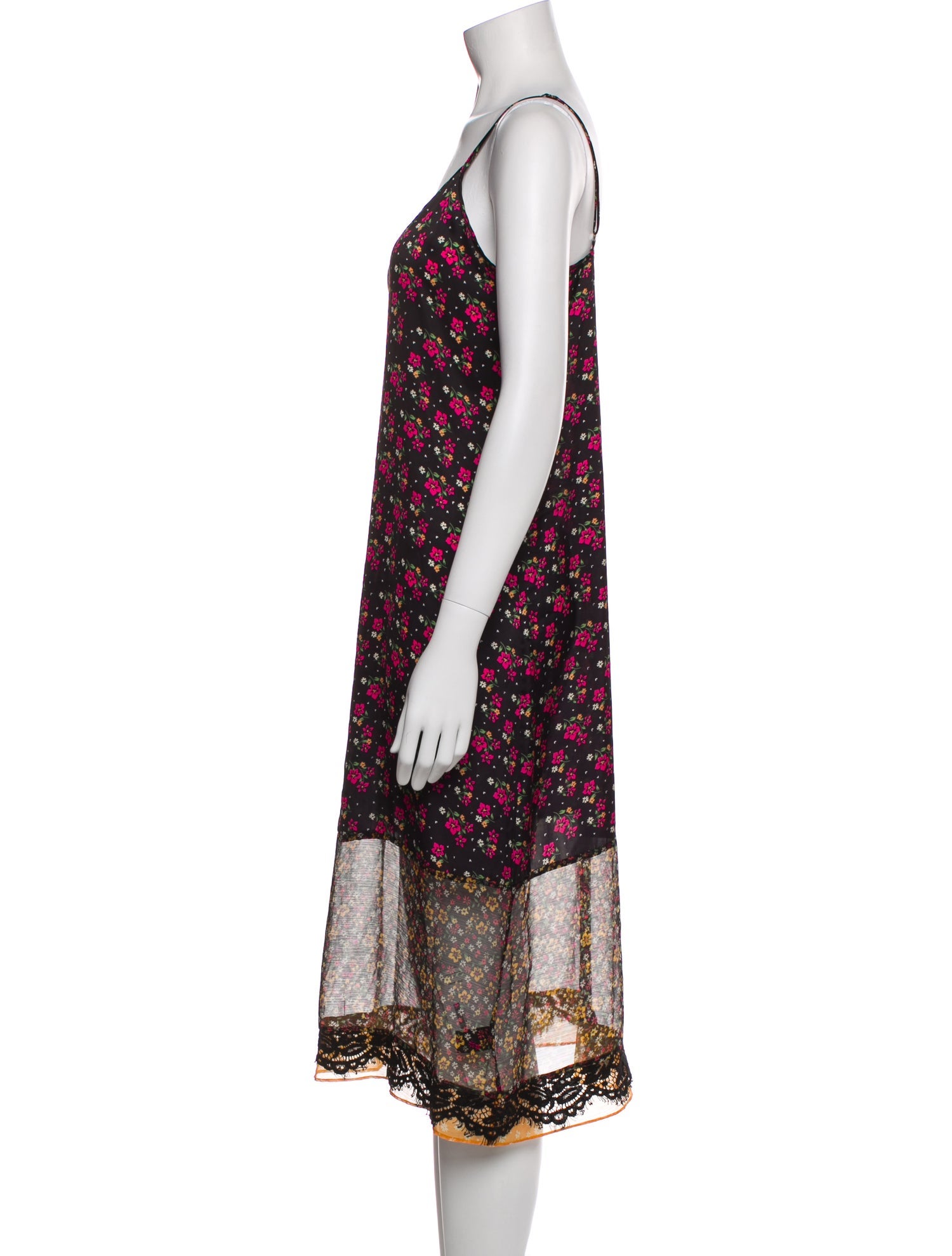 Le Superbe Floral Print Midi Length Dress