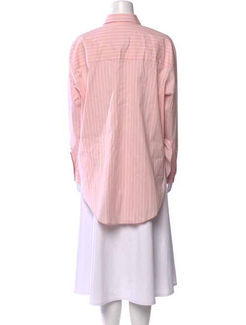 Le Superbe Striped Long Sleeve Button-Up Top