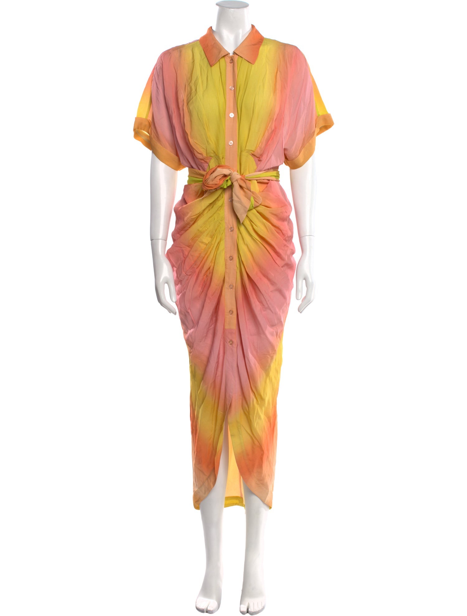 Le Superbe Tie-Dye Print Long Dress w/ Tags