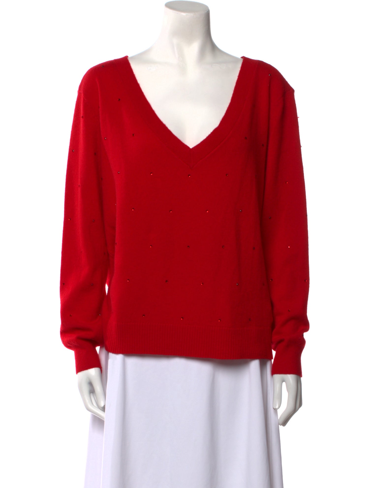 Le Superbe Wool V-Neck Sweater w/ Tags