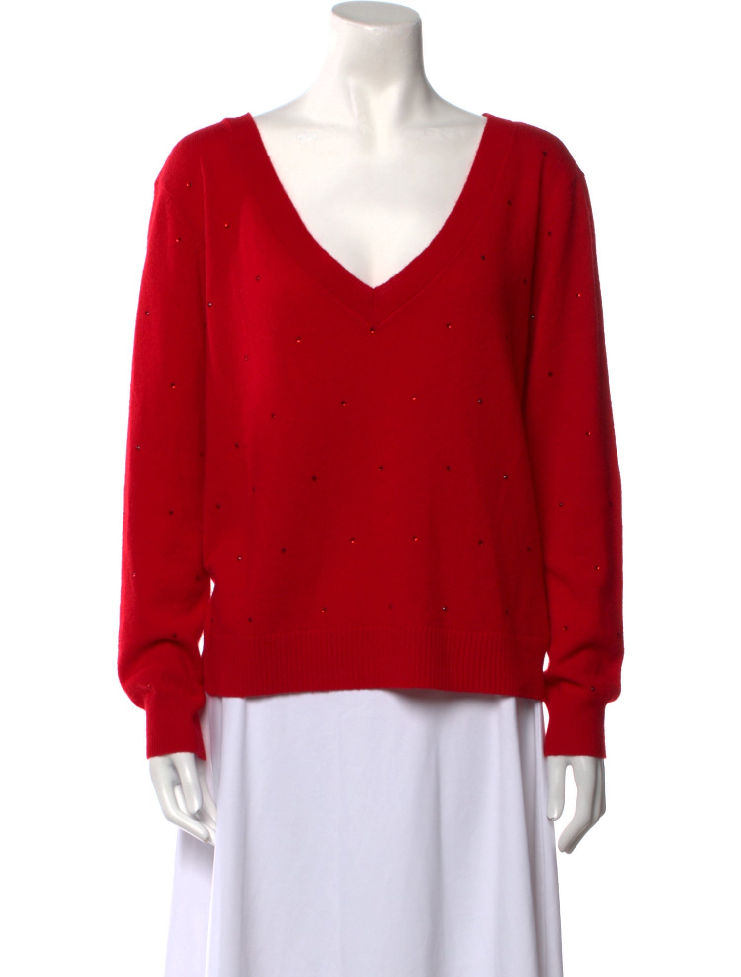 Le Superbe Wool V-Neck Sweater w/ Tags