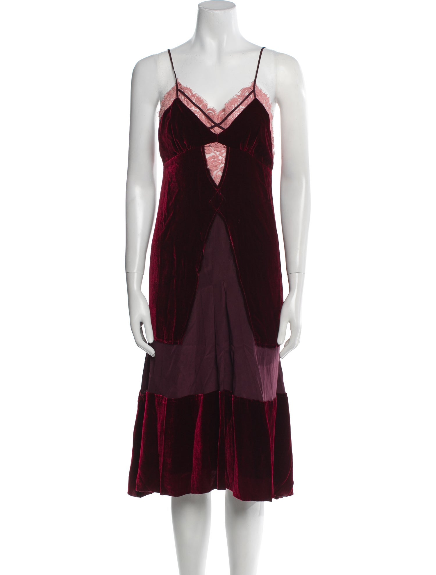 Le Superbe Silk Knee-Length Dress