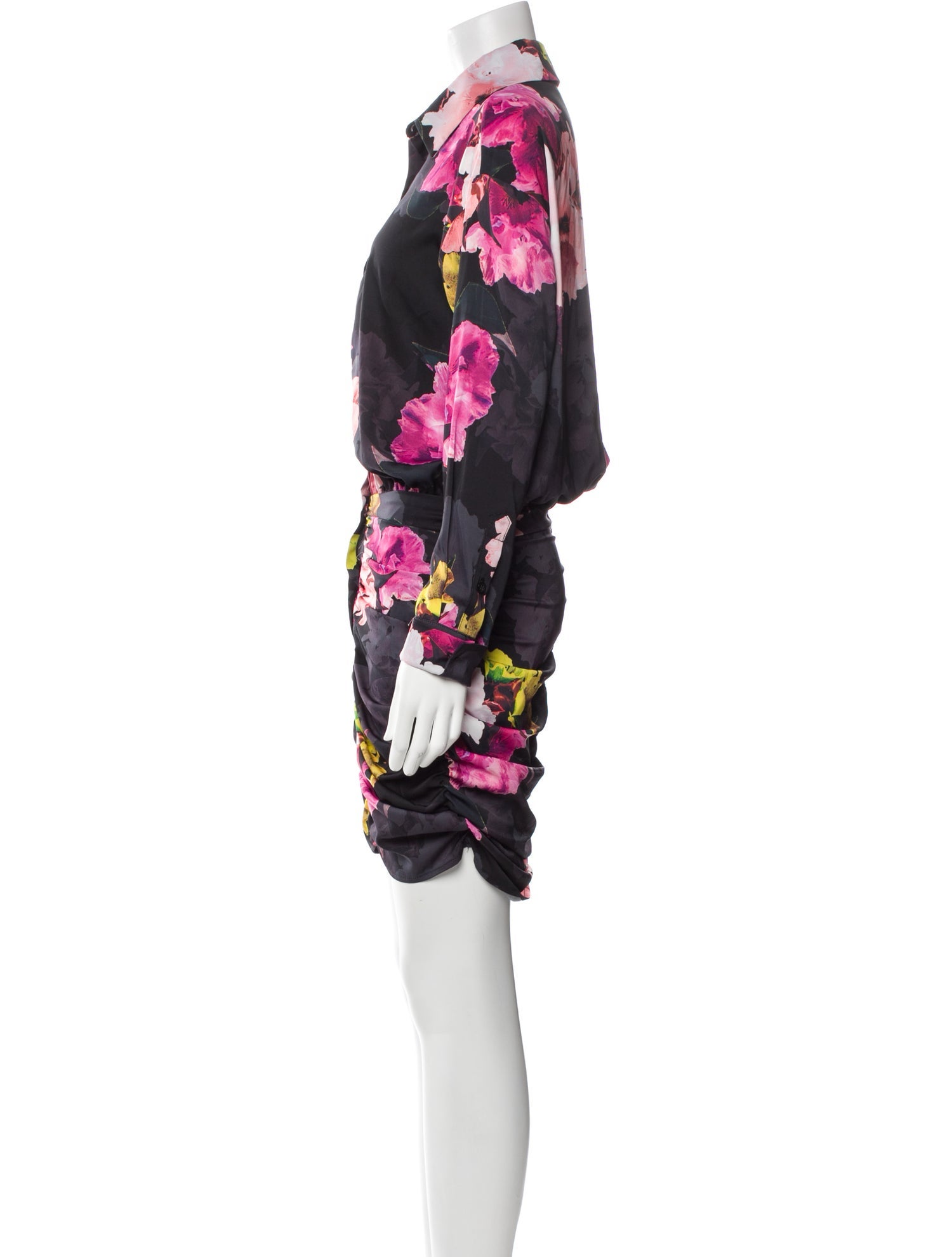 Le Superbe Satin Knee-Length Dress