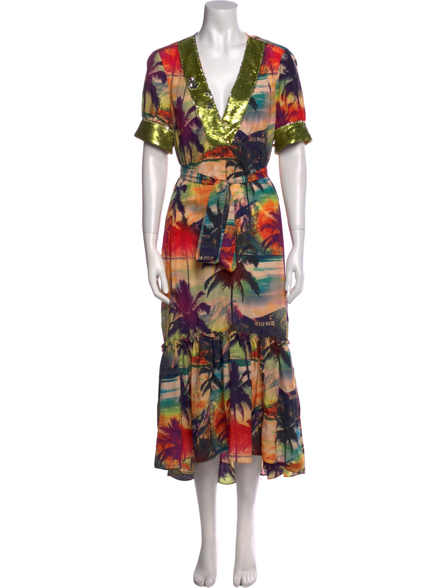 Le Superbe Floral Print Long Dress