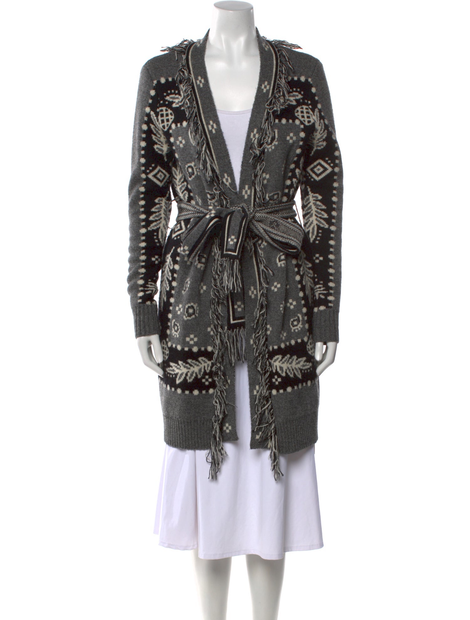 Le Superbe Baby Alpaca Printed Sweater