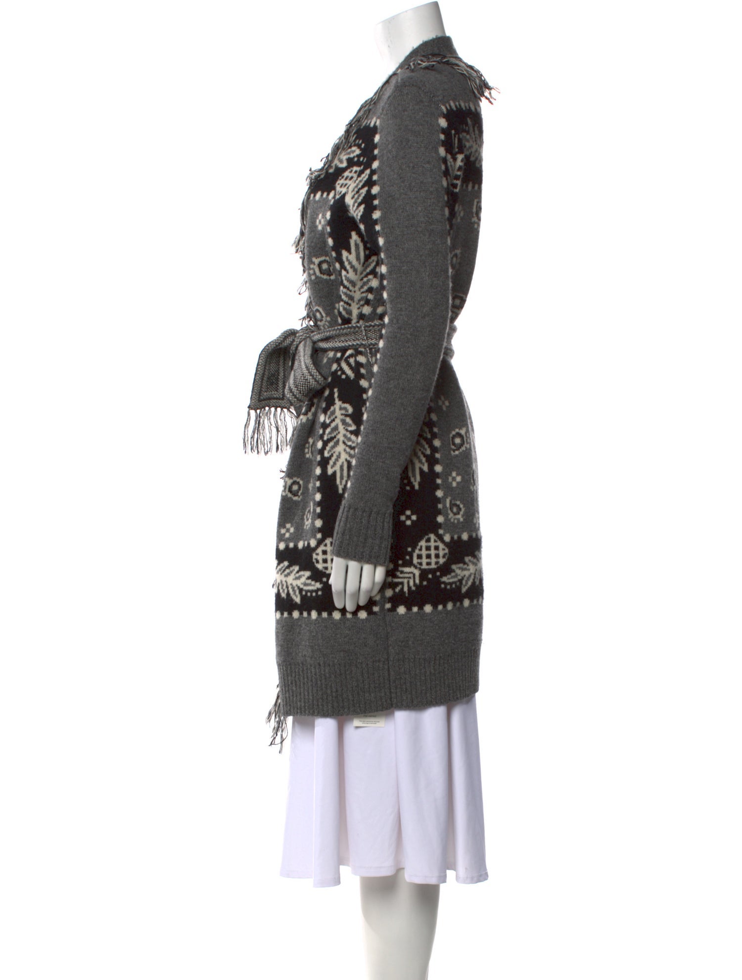 Le Superbe Baby Alpaca Printed Sweater