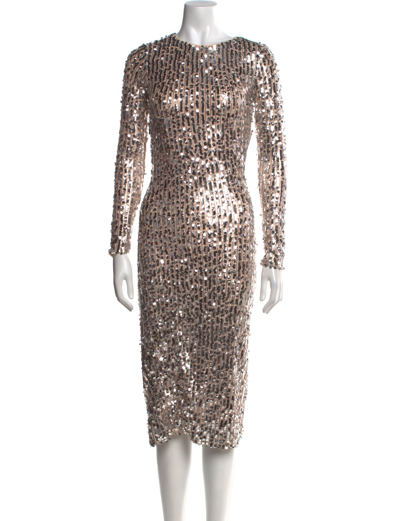 Le Superbe Crew Neck Midi Length Dress