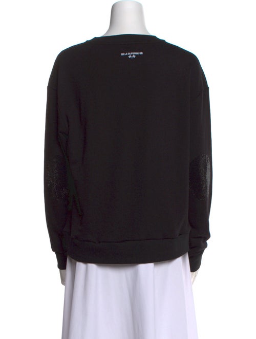 Le Superbe Graphic Print Crew Neck Sweater