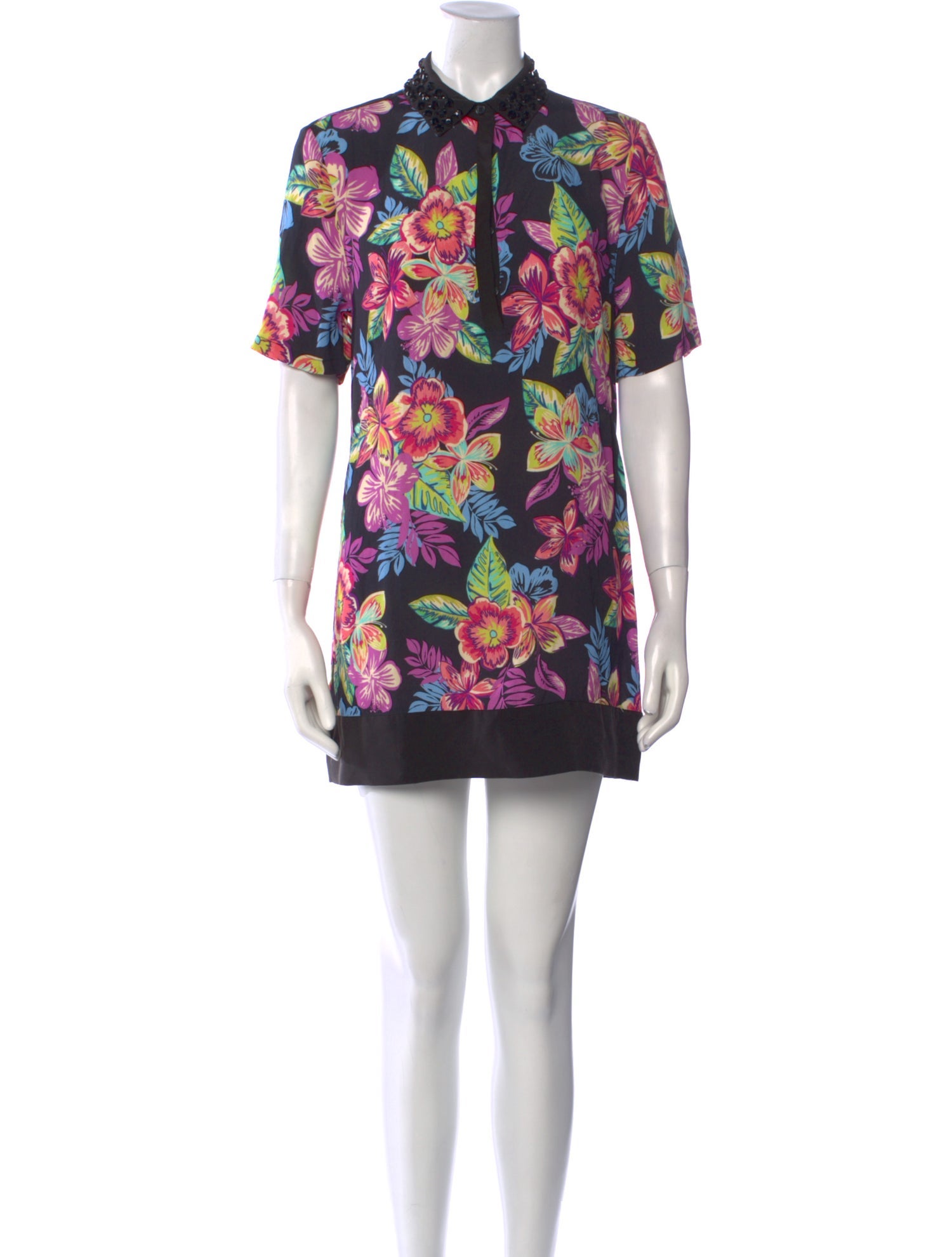 Le Superbe Floral Print Mini Dress