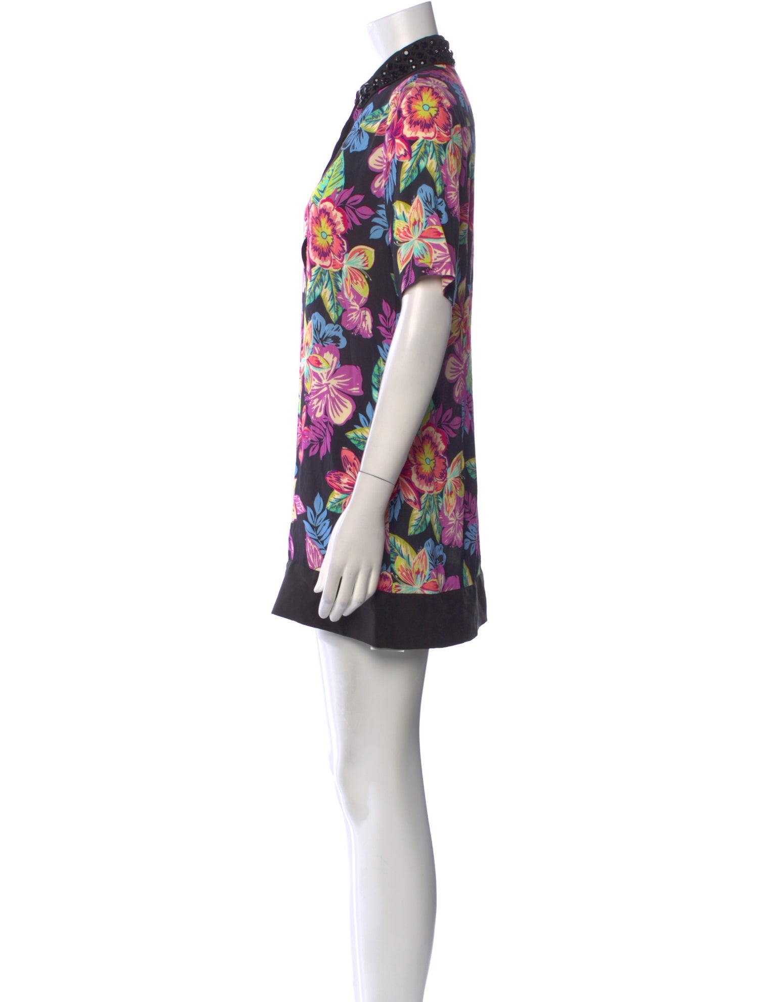 Le Superbe Floral Print Mini Dress