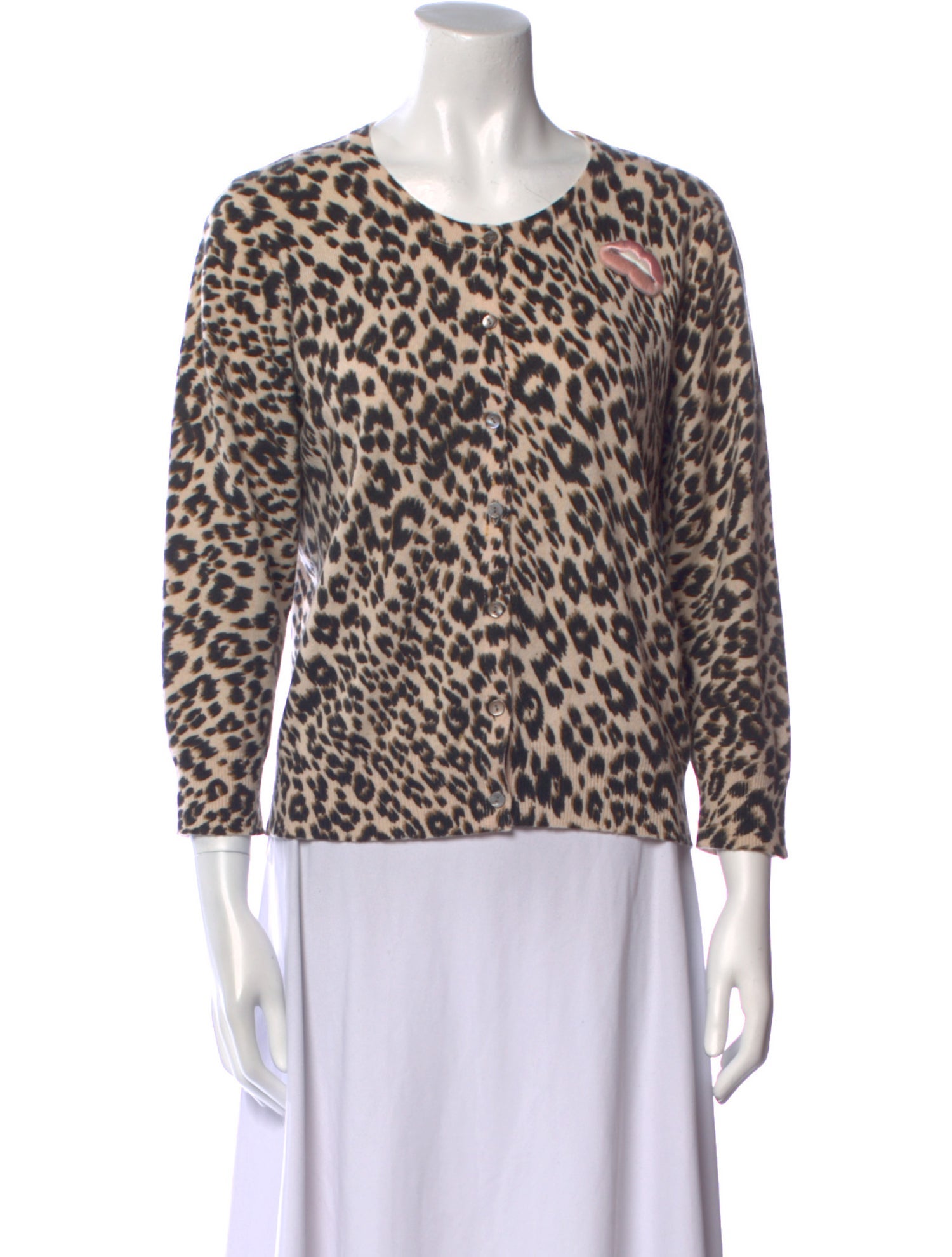 Le Superbe Cashmere Animal Print Sweater