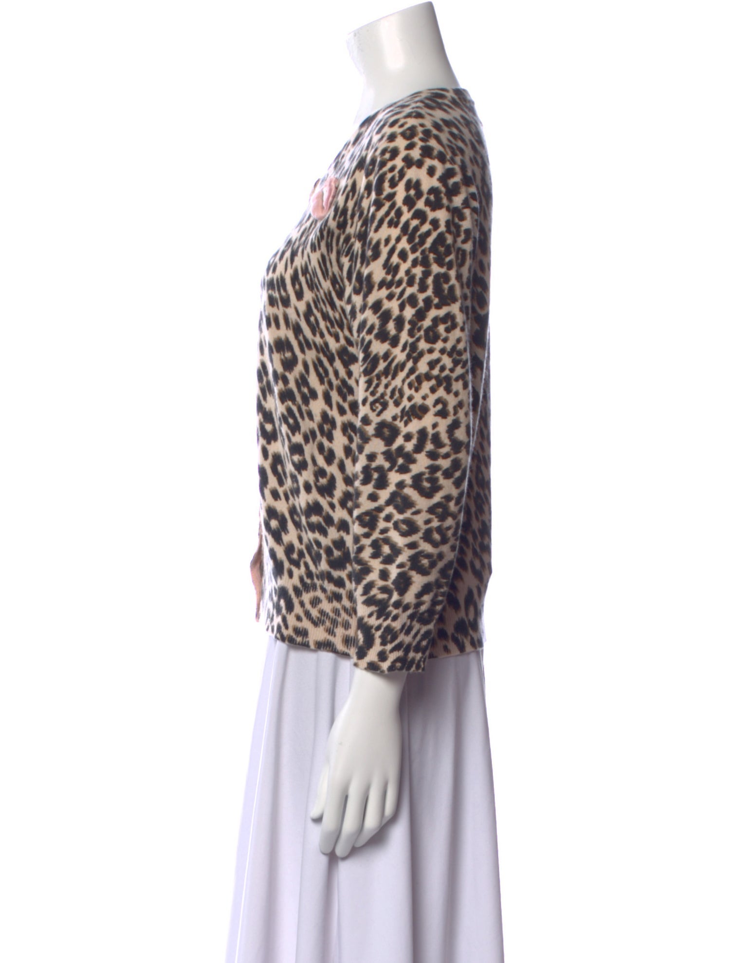 Le Superbe Cashmere Animal Print Sweater