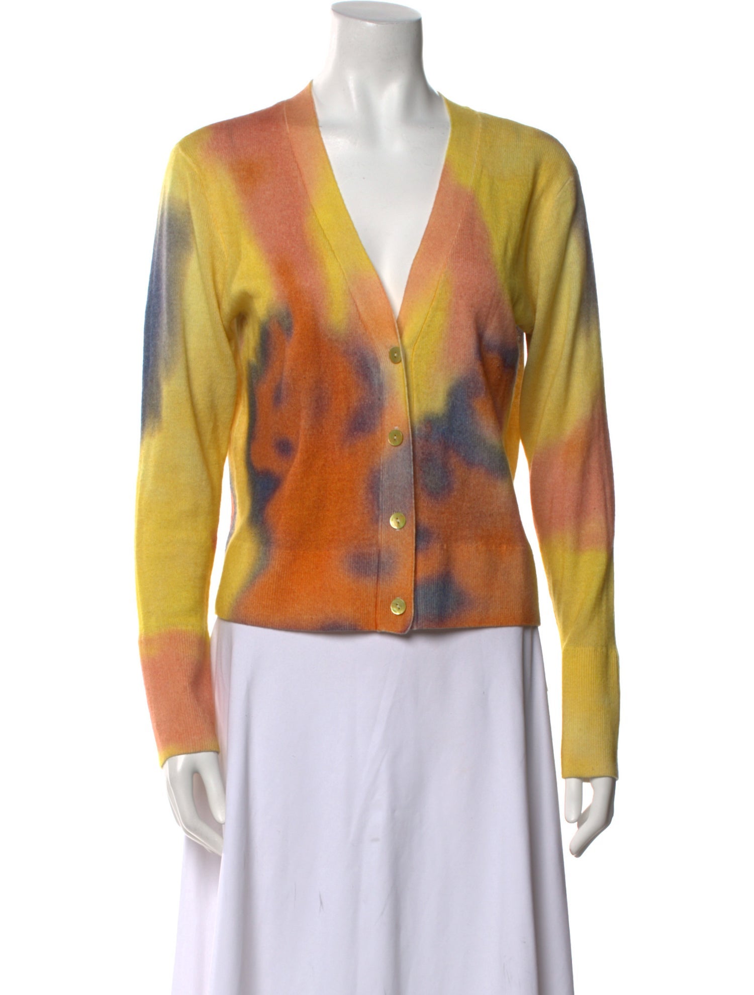 Le Superbe Wool Tie-Dye Print Sweater