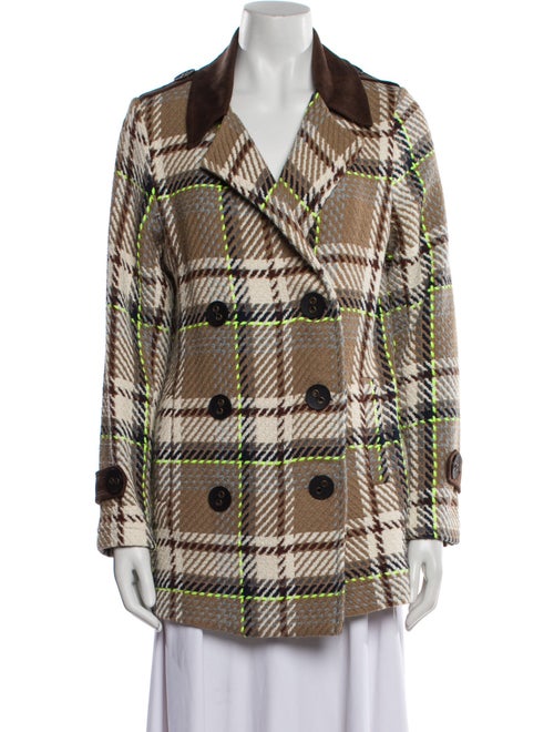 Le Superbe Plaid Print Jacket