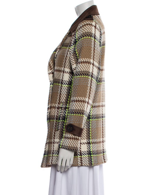 Le Superbe Plaid Print Jacket