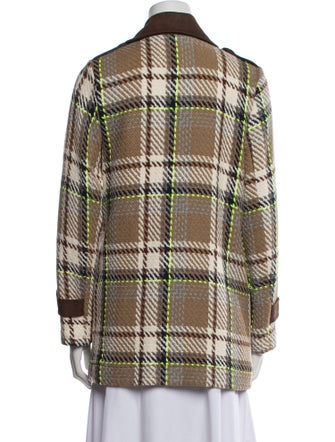 Le Superbe Plaid Print Jacket