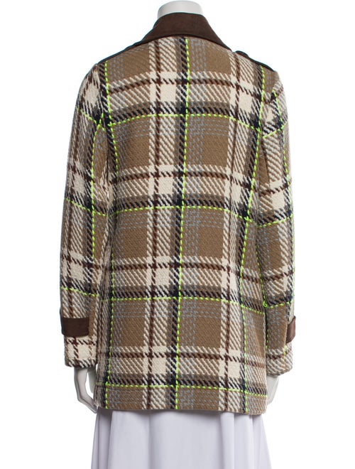 Le Superbe Plaid Print Jacket