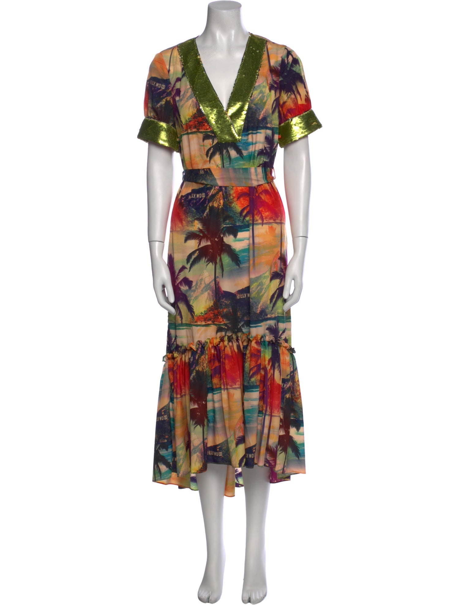 Le Superbe Printed Midi Length Dress