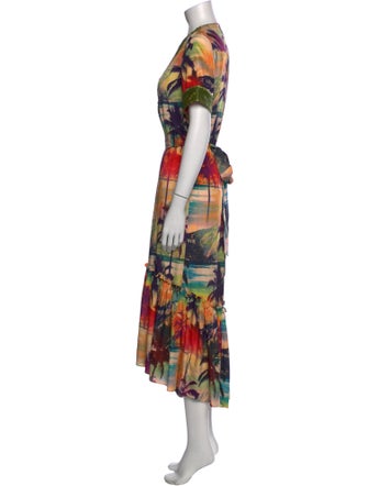 Le Superbe Printed Midi Length Dress