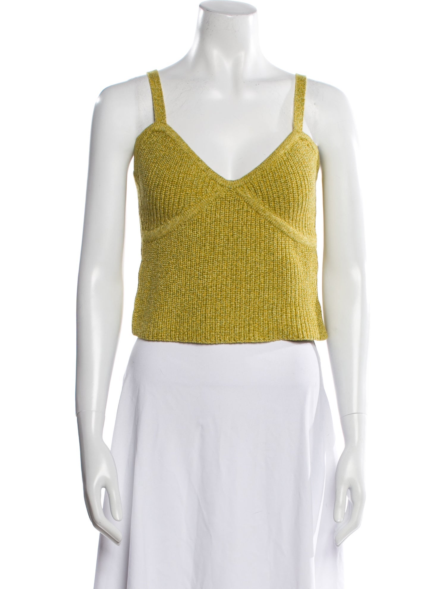 Le Superbe V-Neck Sleeveless Crop Top