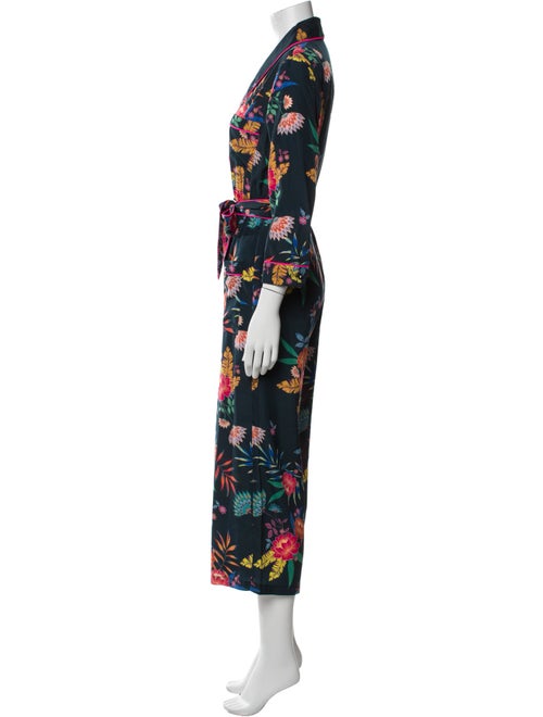 Le Superbe Floral Print V-Neck Jumpsuit