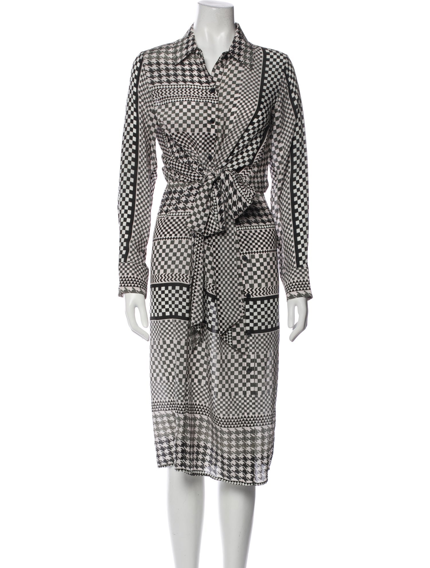 Le Superbe Silk Midi Length Dress