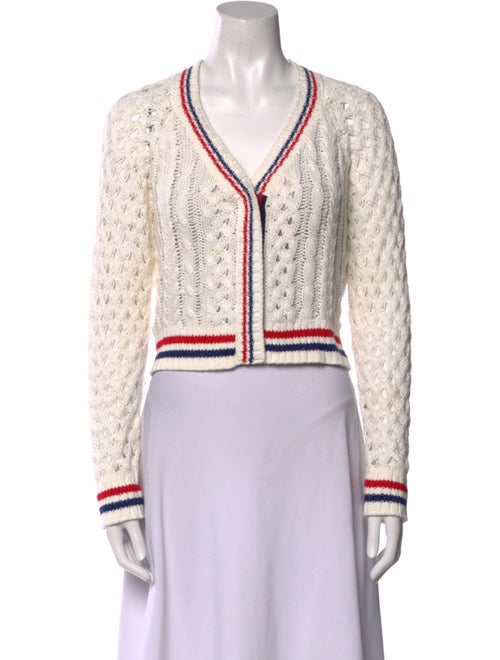 Le Superbe Striped V-Neck Sweater