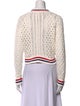 Le Superbe Striped V-Neck Sweater
