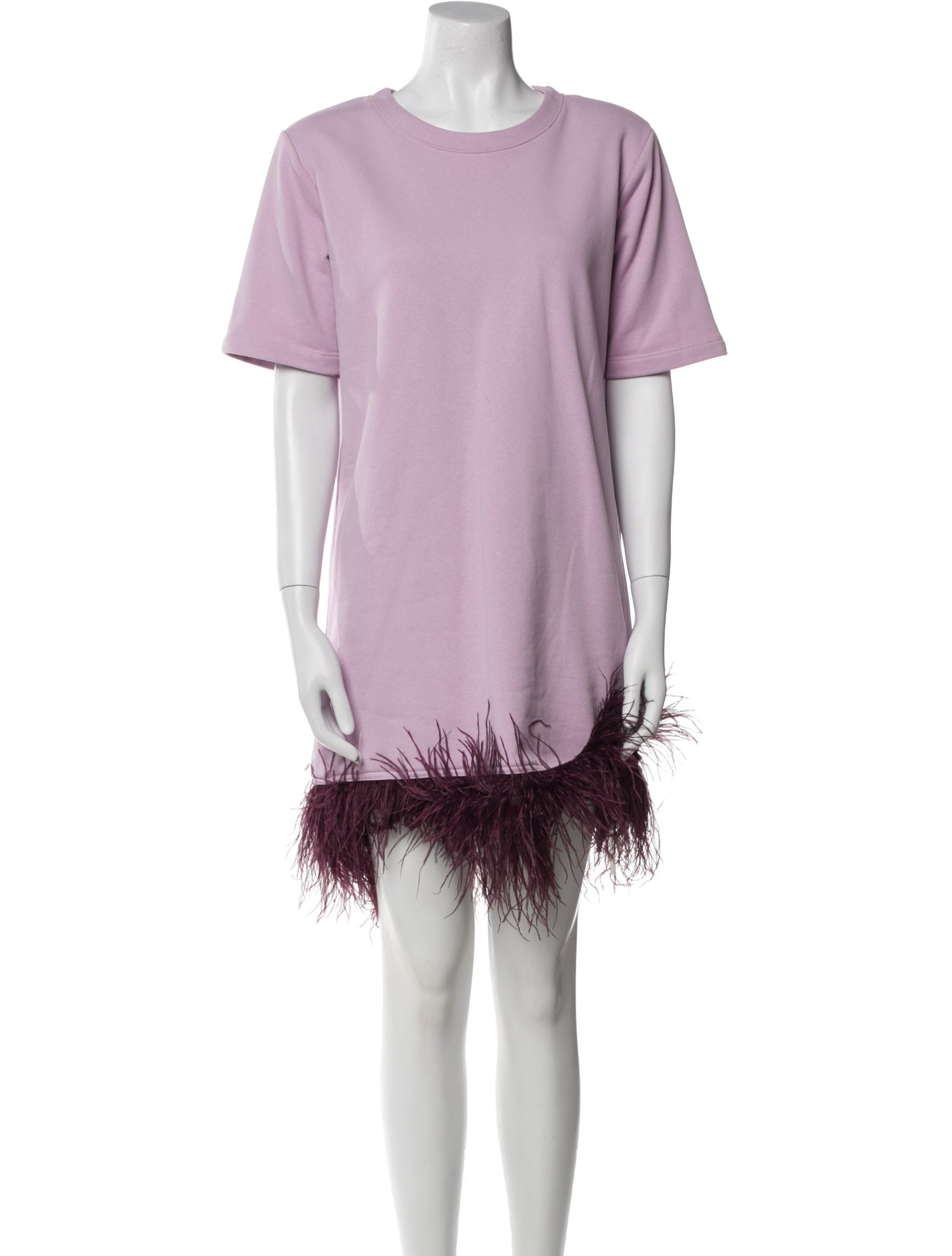 Le Superbe Crew Neck Knee-Length Dress