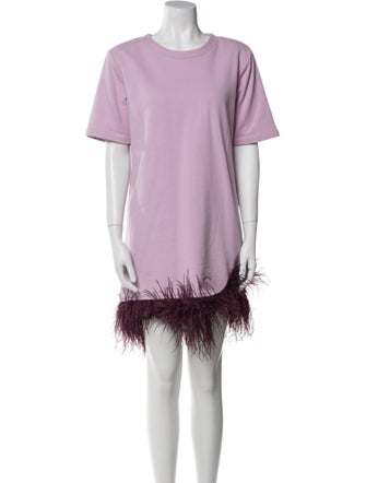 Le Superbe Crew Neck Knee-Length Dress