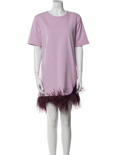 Le Superbe Crew Neck Knee-Length Dress