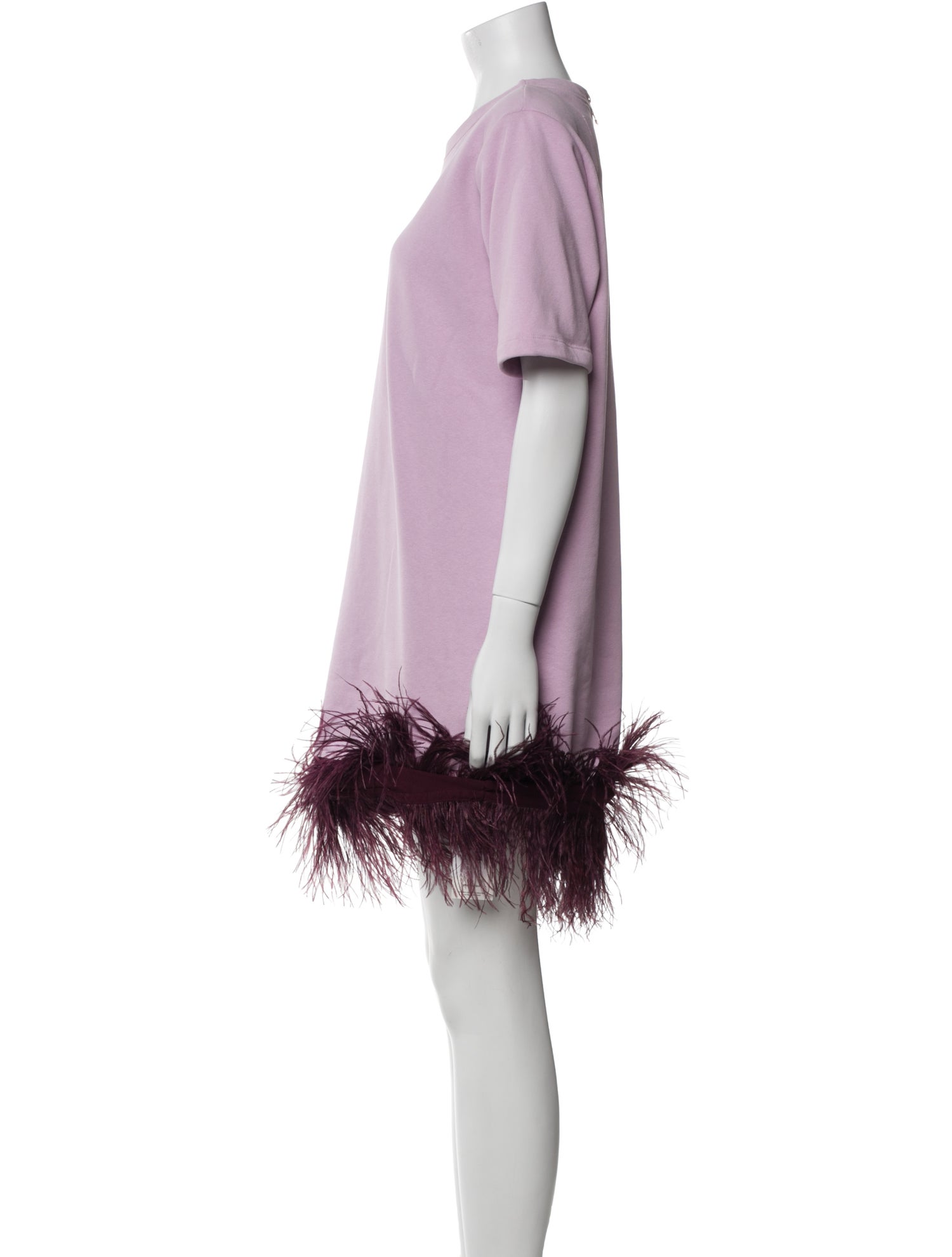 Le Superbe Crew Neck Knee-Length Dress