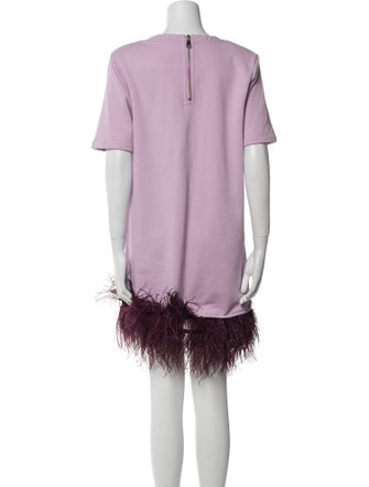 Le Superbe Crew Neck Knee-Length Dress