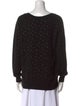 Le Superbe Wool Polka Dot Print Sweater