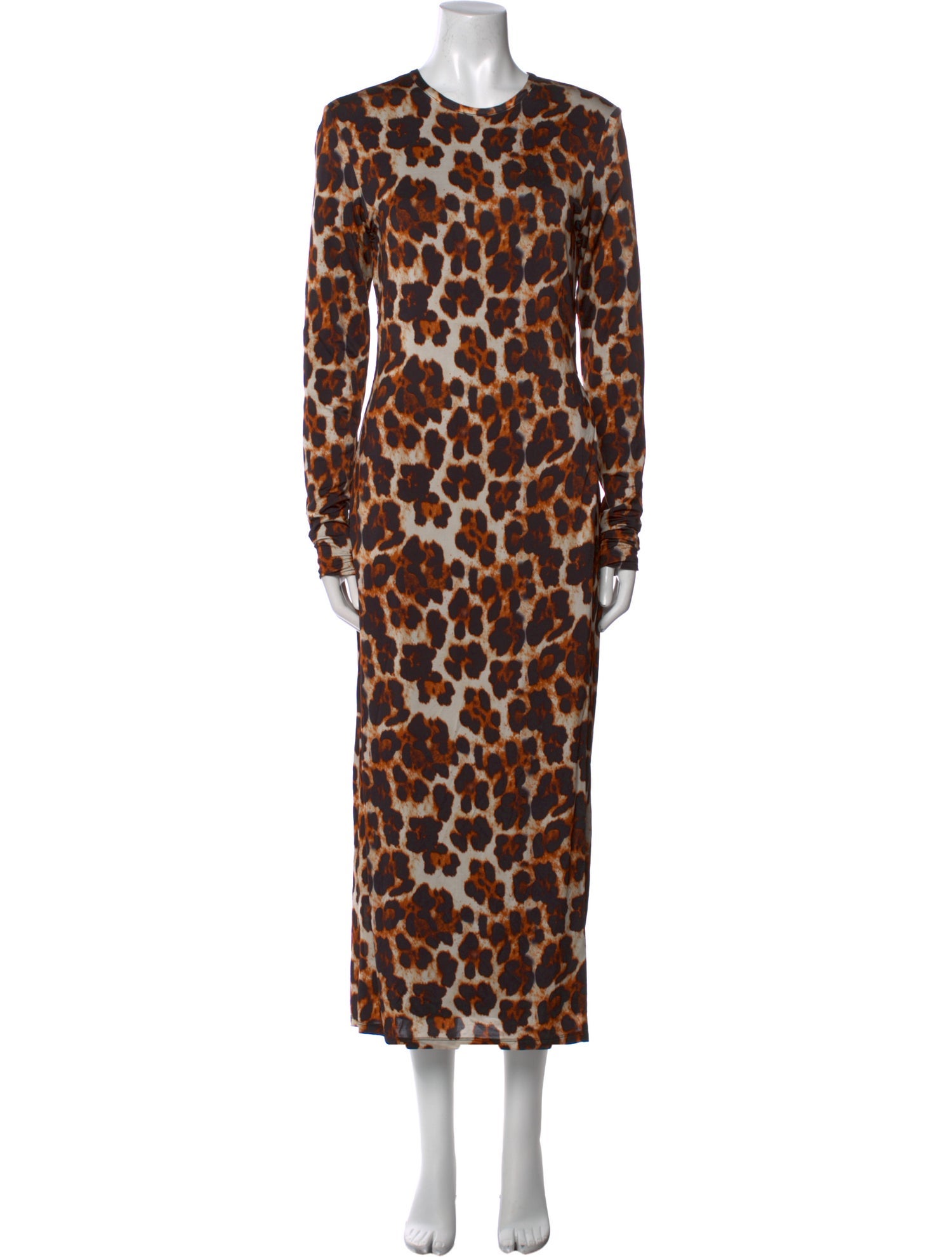 Le Superbe Animal Print Long Dress w/ Tags