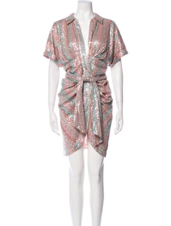 Le Superbe Paisley Print Knee-Length Dress