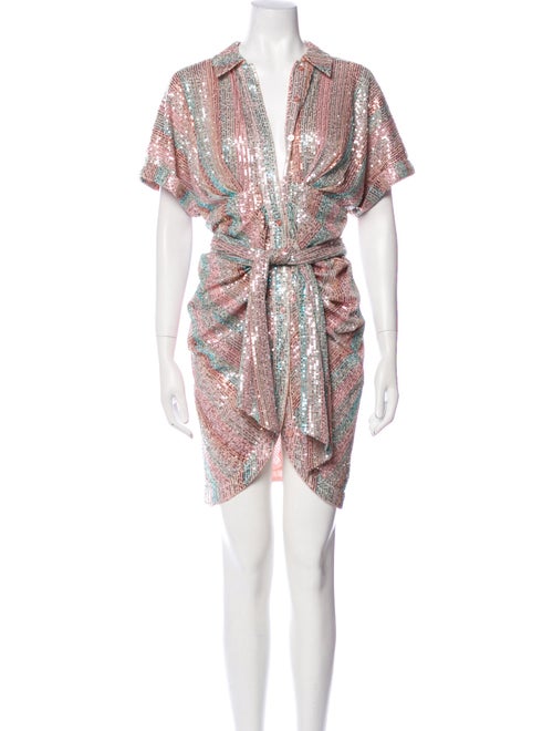 Le Superbe Paisley Print Knee-Length Dress