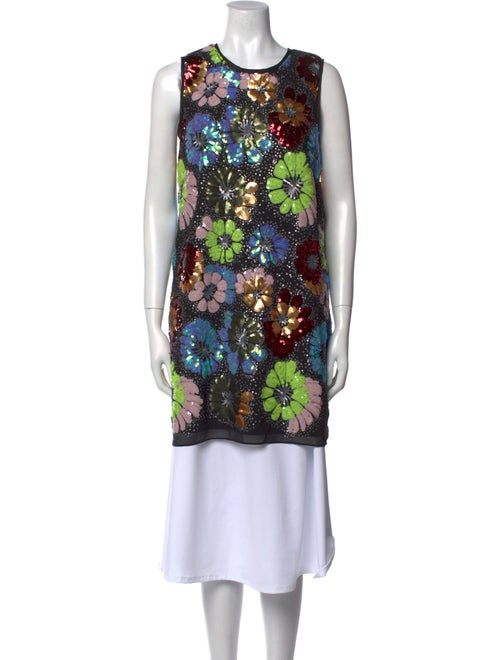 Le Superbe Floral Print Mini Dress