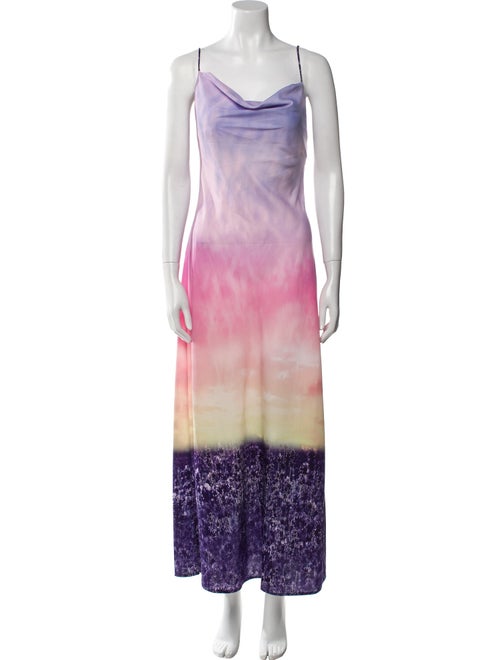 Le Superbe Tie-Dye Print Midi Length Dress