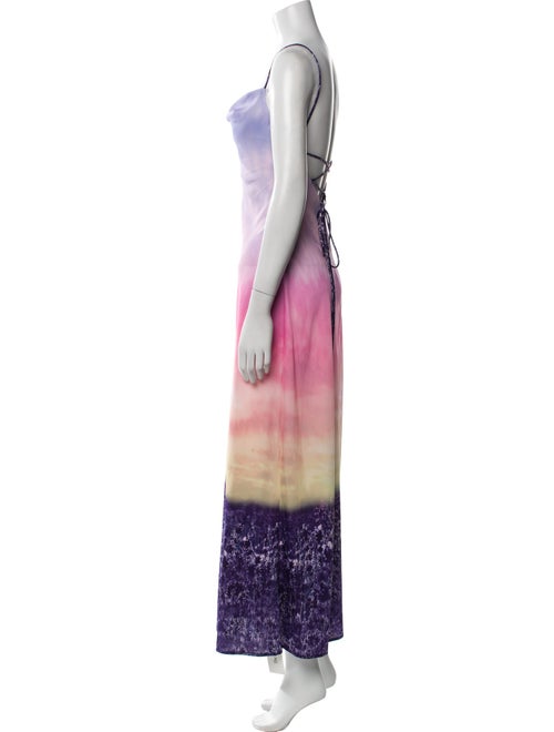 Le Superbe Tie-Dye Print Midi Length Dress