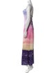 Le Superbe Tie-Dye Print Midi Length Dress