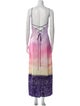 Le Superbe Tie-Dye Print Midi Length Dress