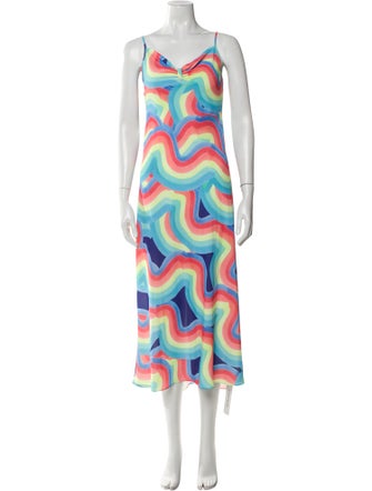 Le Superbe Printed Long Dress